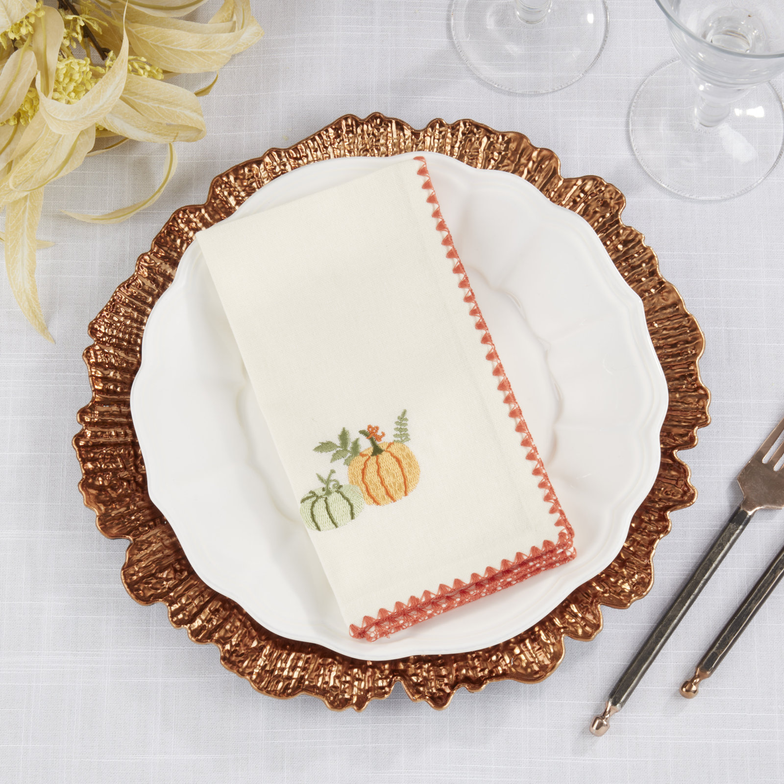 Fall Pumpkins Napkin (Set of 4)