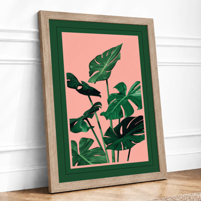 Potted Monstera Botanical - Framed Print