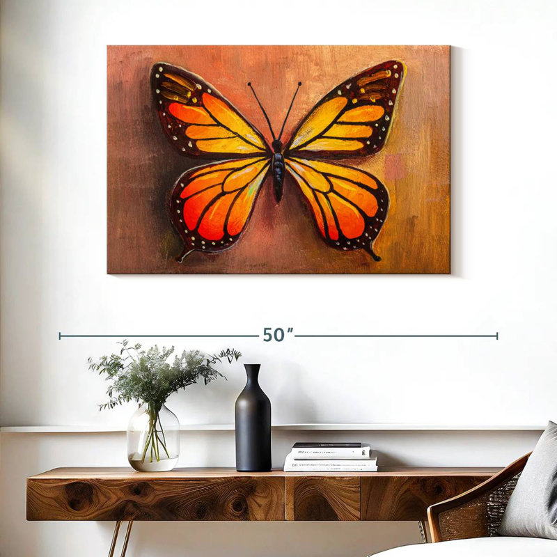Brampt Simple Butterfly, 26" H x 39" W