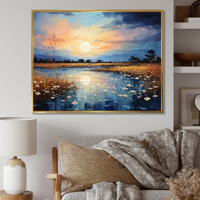 «Blue Sky Infinite Azure Patchwork» sur toile