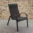 Premium All-Weather Wicker Outdoor Stacking Dining Armchair with Cushion