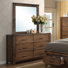 Commode double 6 tiroirs avec miroir Maebel