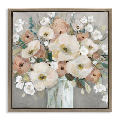 "Bouquet de pastels", art mural sur toile flottante par Carol Robinson