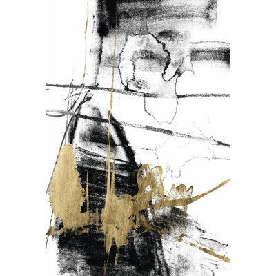 Glam And Black III by Jennifer Goldberger - Wrapped Canvas Painting