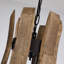 Lustre empire en bois 2 lumières Caudillo