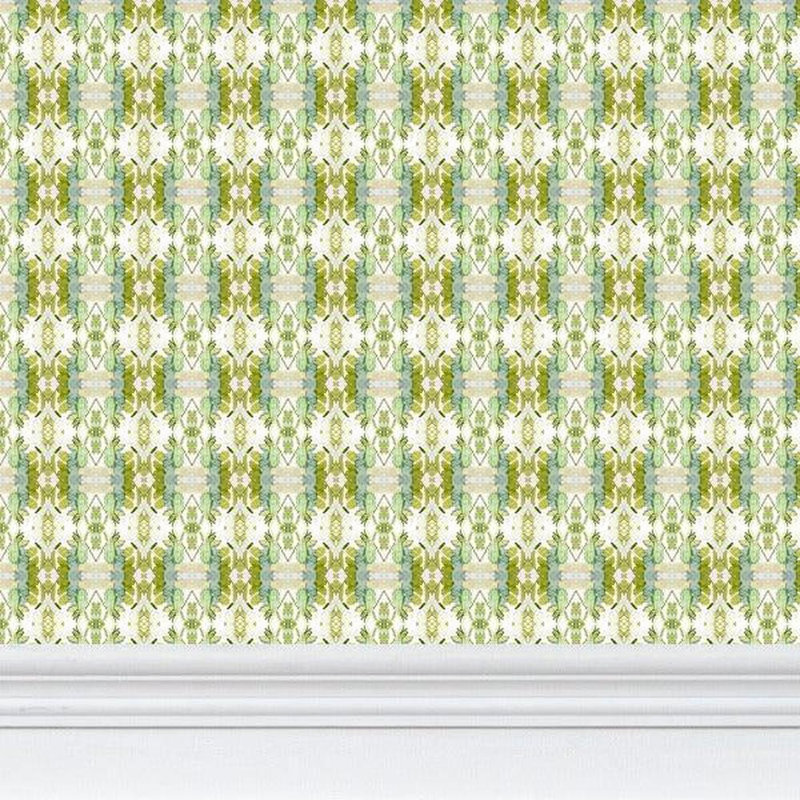 Wildflowers II Wallpaper, Cellulose/Polyester