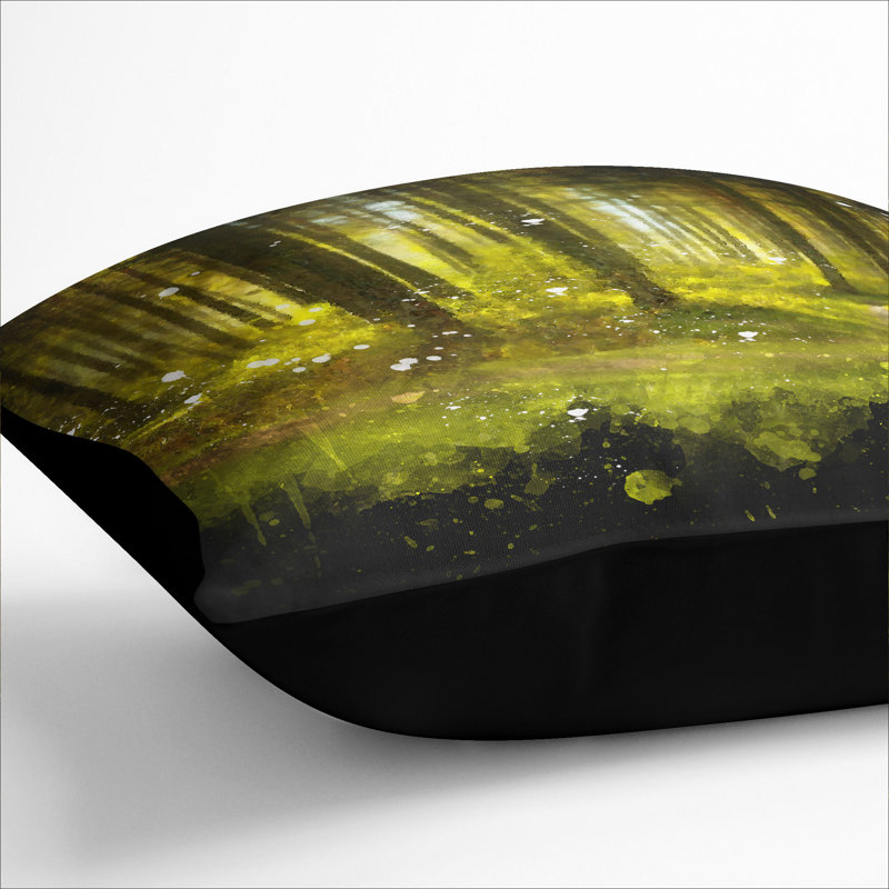 Square Cushion, 40cm H x 40cm W x 15cm D, Black