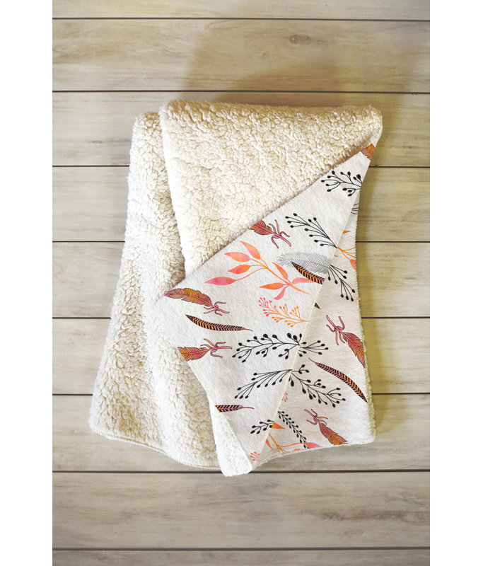 Iveta Abolina Printed Throw Blanket, 80" L x 60" W