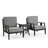 Chaffins Teak Outdoor Two-Person Patio Set With Cushions And Side Table-1772578283-1772578280