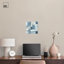 Art Remedy, toile abstraite délavée bleue décomposée II-111142423-111142429