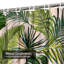 Magnifique rideau de douche floral à motif de palmiers tropicaux avec 12 crochets-1380555085