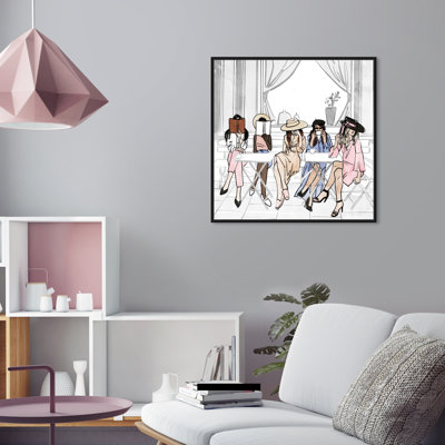 «Pretty Girl Book Club», reproduction d'impression sur toile
