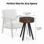 Table d'appoint avec pieds en bois massif-1201511908