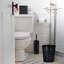Poubelle de salle de bain noire en métal Autumn Alley, fabriquée à la main, 1,7 gallon-93760026