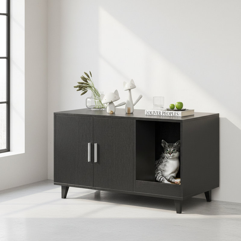 Meuble de litière pour chat Stary