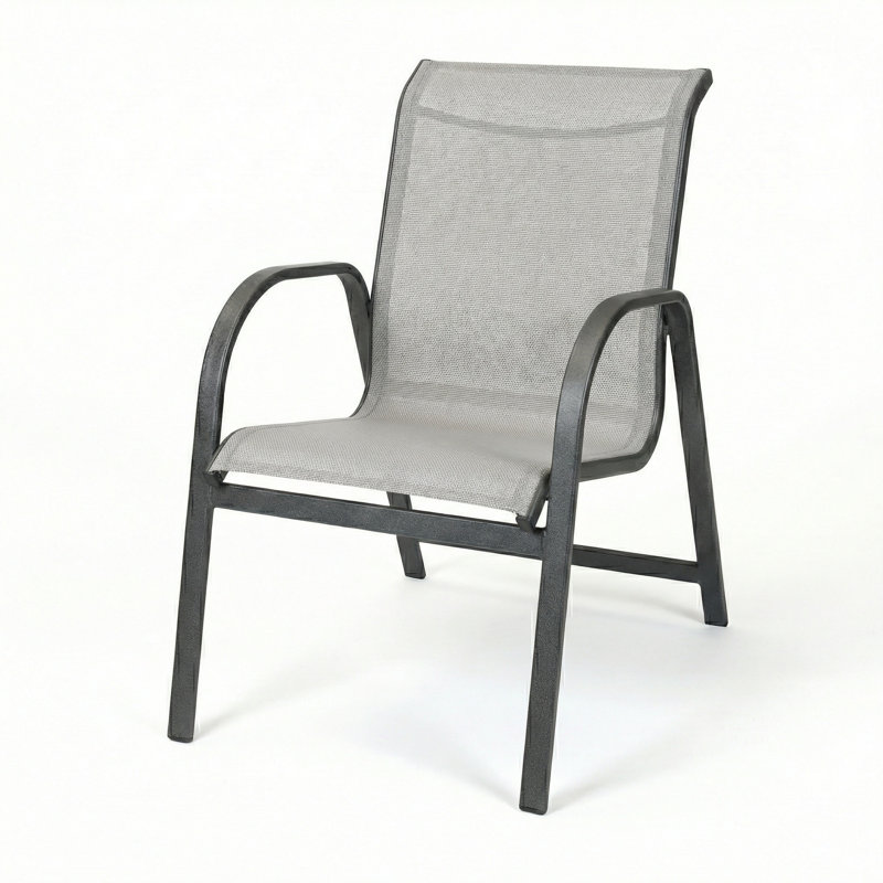 Arm Chair, Dove Grey Sling/Anthracite