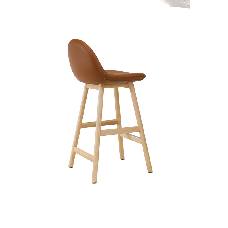 Tabouret de bar et de comptoir Surf, Tabouret de comptoir (siège d'une hauteur de 26,5, Noir