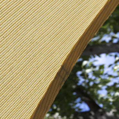 Amgo Rectangle Sun Shade Sail with Rope 200 GSM, 95% UV Blockage