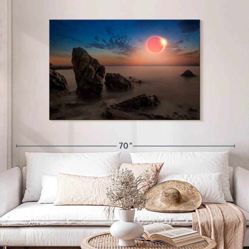 Gillard Solar Eclipse Gillard Scene, 32" H x 48" W