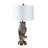 Silver Owl on Branch Table Lamp