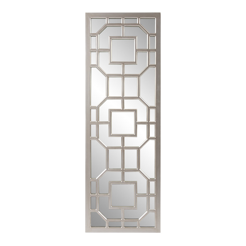 Lynnessa Rectangle Mirror, Champagne Silver