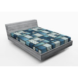 Microfiber Striped Fitted Sheet
