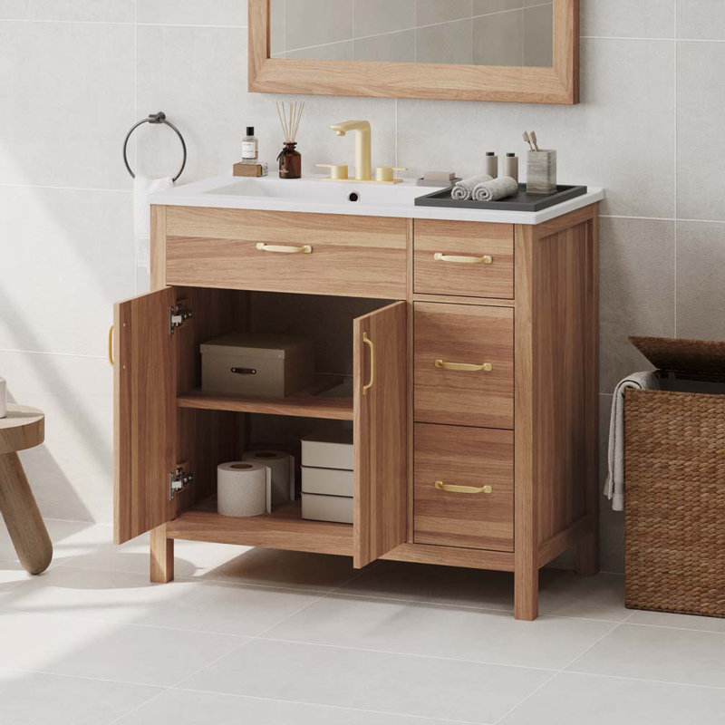 Meuble-lavabo 36 po avec lavabo en céramique