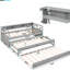 Lit de jour simple TG gris - 2 gigognes, 3, en bois de charge et utile-222879749