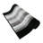 Antibacterial Soft Pile Anti Slip Indoor Runner Rug Geometric Squares Black Design for Hallway Stairway-447750223