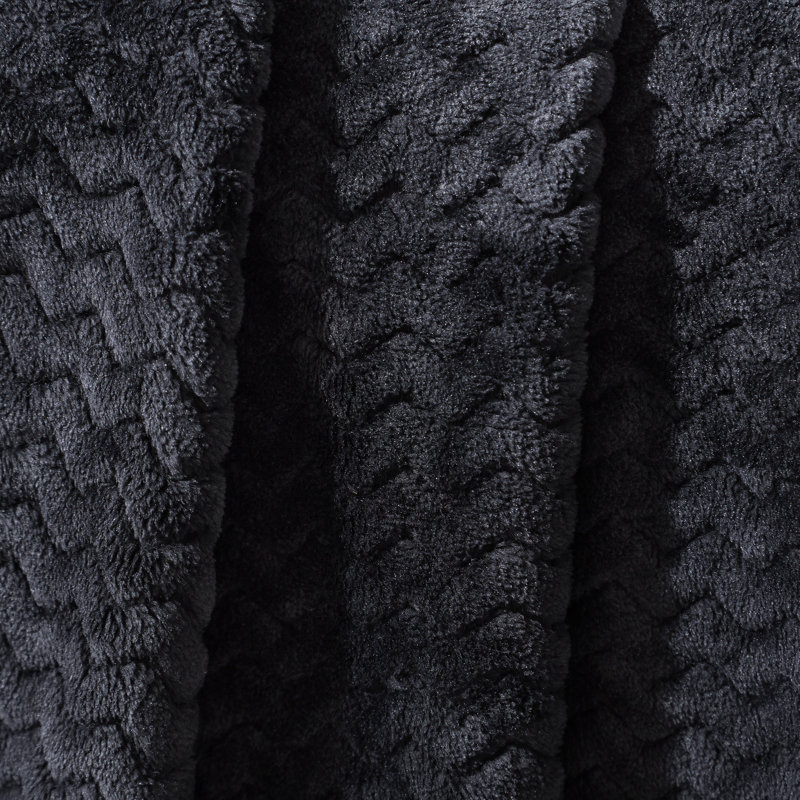 Throw Blanket, W150 x L200cm, Black