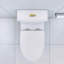 Toilette allongée une pièce - blanc