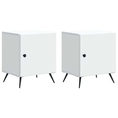 43cm W Manufactured Wood Bedside Table