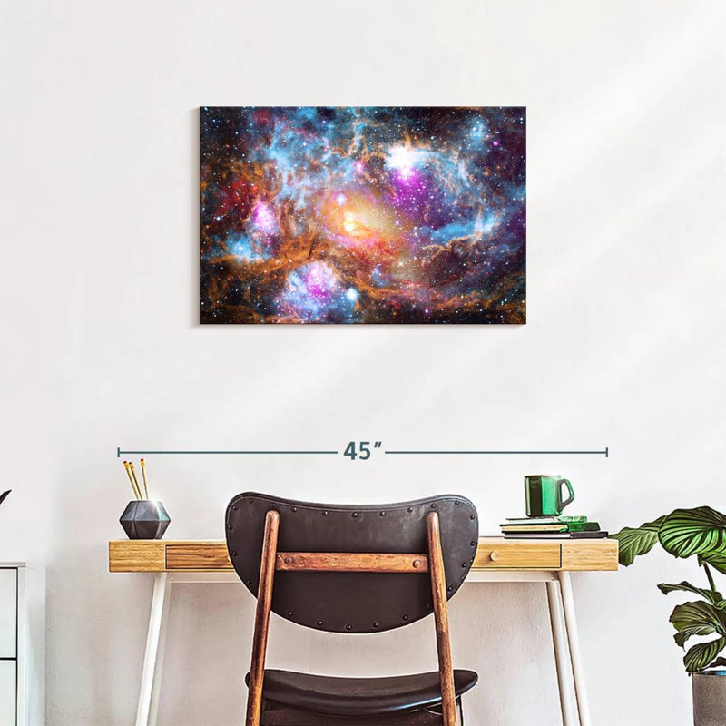 Oberle Cosmic Galaxies, 20" H x 30" W