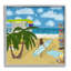 «Au-462-Giclee Surfer Girl Walking Tropical Beach» par Ale Saiz Studio, impression-88103768-88103770