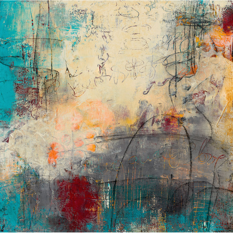 Kaleidoscope III Painting by Ann Golumbuk, Plexi, 24" H x 24" W