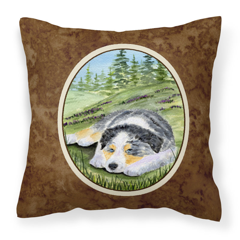 Coussin décoratif d’extérieur à l’intérieur yorkie