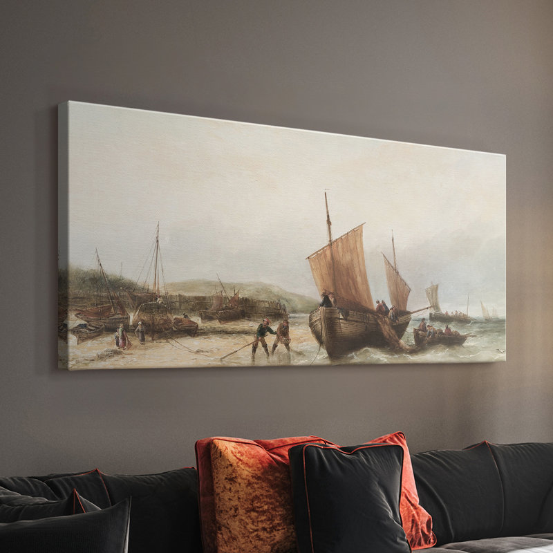 Série nautique-CCDXV- Toile tendue avec châssis - Prêt à accrocher
