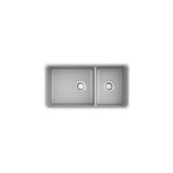 Gunnison 33.5 in. L Undermount Double Basin Kitchen Sink
