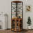 68.7" Height Corner Bar Cabinet with Wine Storage, 5 Tier Corner Shelf with Glass Holder-180274323