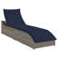 Chaise longue pliante avec coussin et rangement en rotin de polyester-2109448961-2109448970