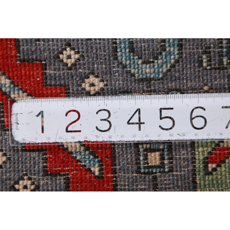 Tapis oriental en laine fait à la main Kazak 8 x 10