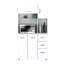 Garde-manger de 66 po Blanken