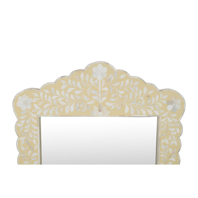 Fulmore Bone Flat Wall Mirror