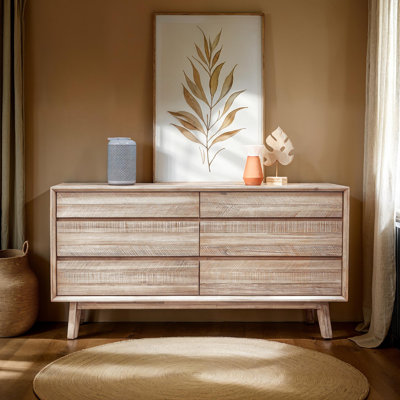 Claxton 61" Wide 6-Drawer Dresser