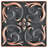 2'' x 2'' Hand Painted Resin Decorative Accent Tile-83456774