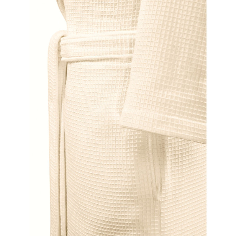 Peignoir long 100% coton Magic, Écru, TTG