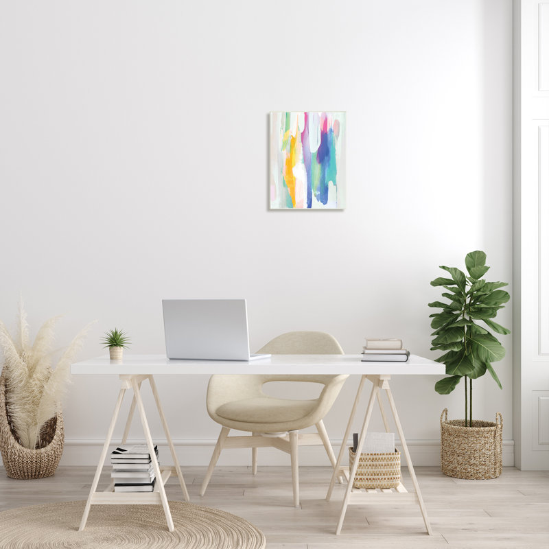 Allure Rainbow Tones - peinture sur toile, Unframed, H 19 po x l 13 po x P 0,5 po
