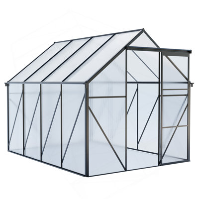 Spacious Polycarbonate Greenhouse With Advanced Features For Year-Round Gardening