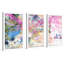 "Pastel Pretty", reproduction sur acrylique 3 pièces-64194802