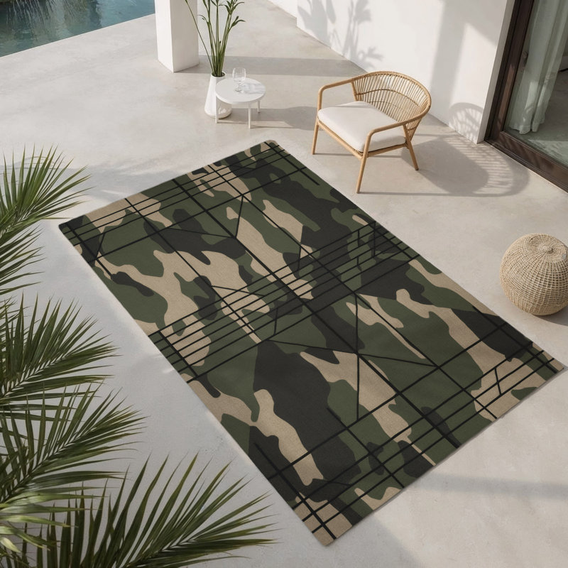 Urban Veil Indoor And Outdoor Area Rug, Rectangle 8' x 10'
